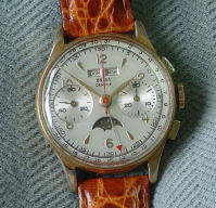 Vintage Driva triple calendar chronograph